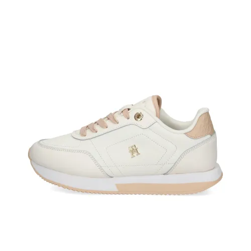 Tommy Hilfiger Low Top Casual Shoes Women's White Pink
