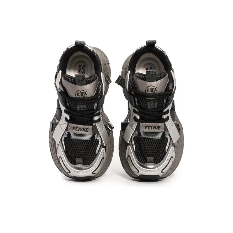 Feiyue Anti-Slip Wear-Resistant Low-Top Chunky Sneakers Women's-3