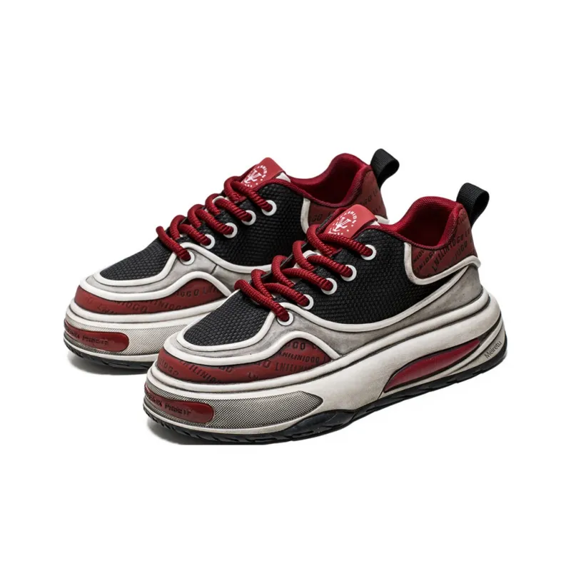 Meiretu Slip Resistant Abrasion Resistant Shock Absorbers Low Top Casual Shoes Men's-8