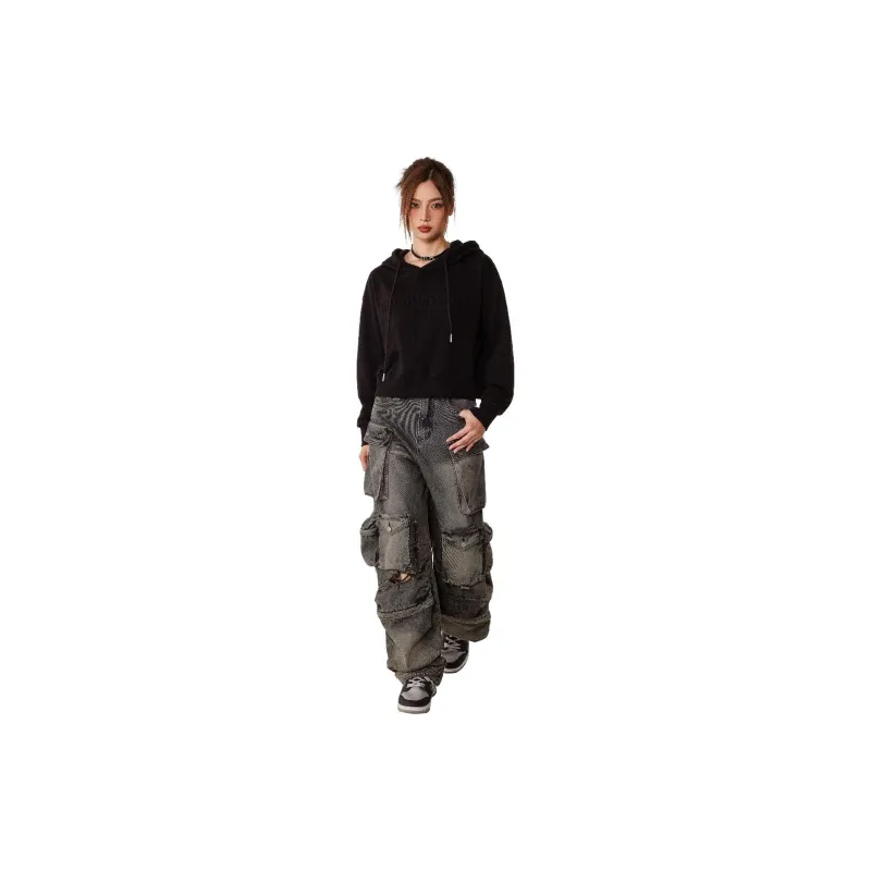 ZUOBEIKA Sweatshirt Women's Black-3
