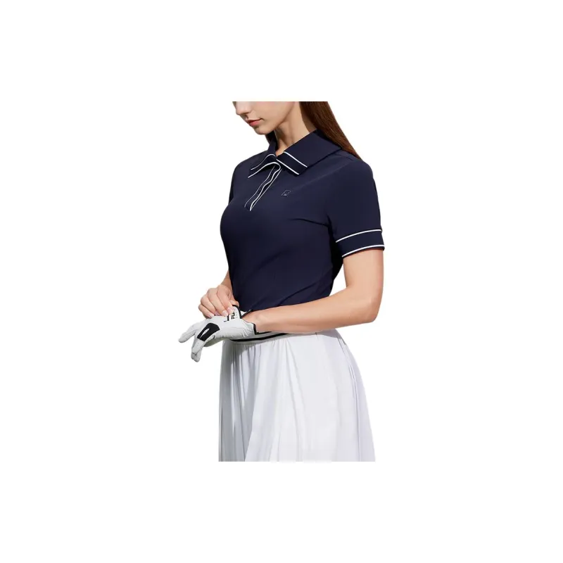 FILA Golf Series Polo Shirt Women's Tide Blue-3