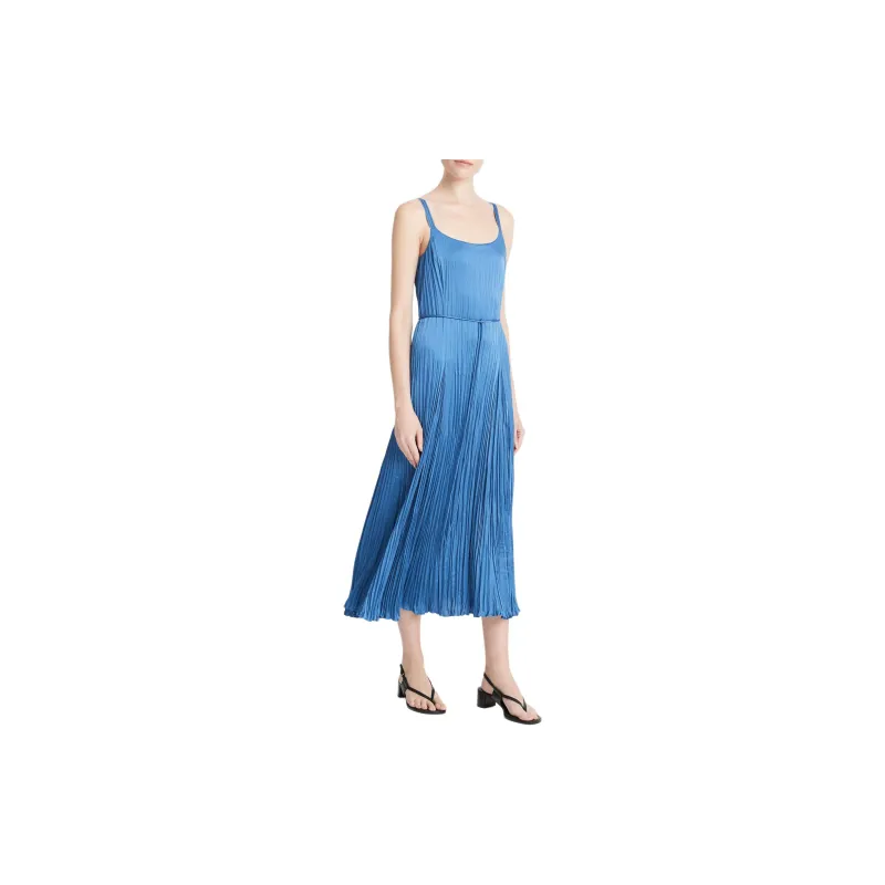 VINCE Slip Dresses Women's Blue-1