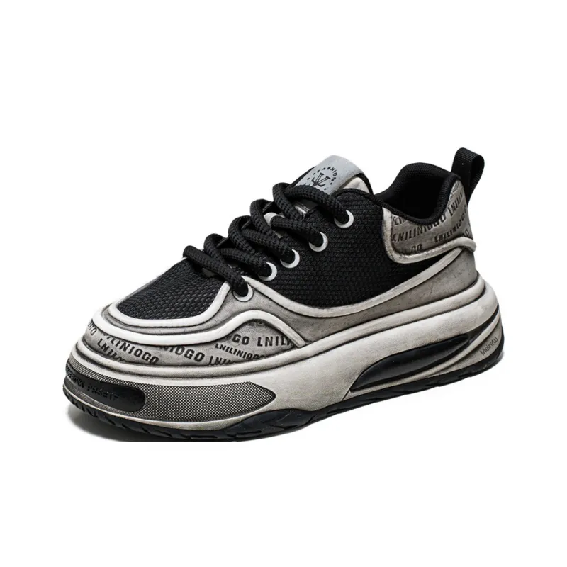 Meiretu Slip Resistant Abrasion Resistant Shock Absorbers Low Top Casual Shoes Men's-1
