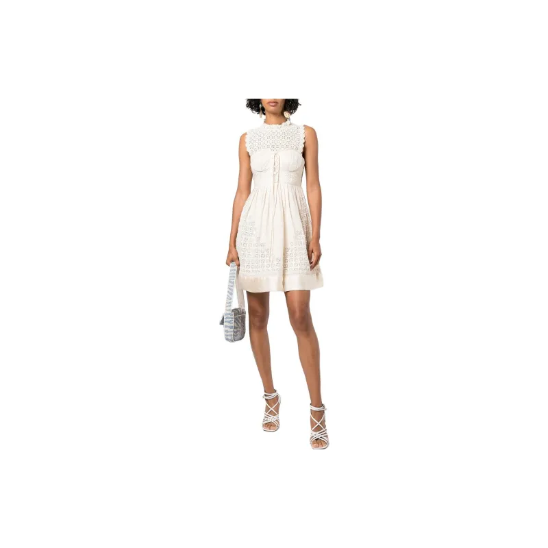 Ulla Johnson Sabrina Broderie Anglaise Mini Dress-1
