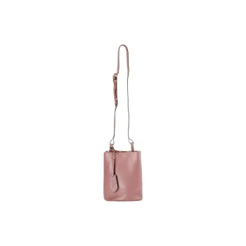 Burberry Cow Leather Bucket Bag Crossbody Bag Shoulder Bag Women's Pink