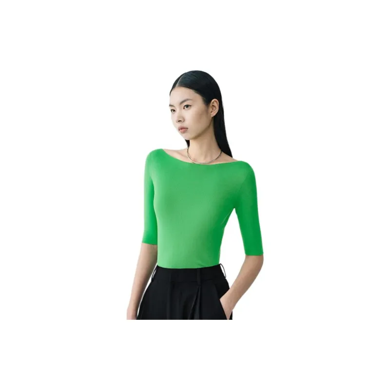 Roselingling Sweater Women's Grass Green-1