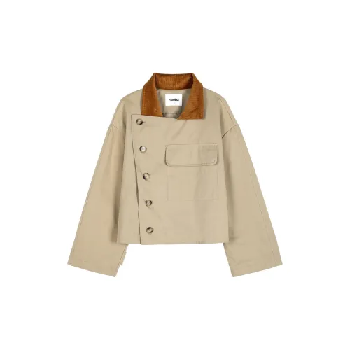 Coolhut Trench Coats Women's Khaki