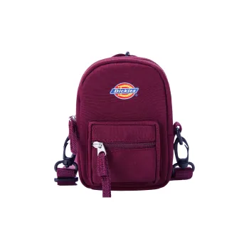 Dickies Polyester Key Pouch Regular Unisex Burgundy/Pumpkin Orange/Black