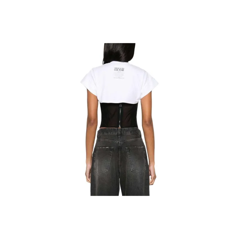 VERSACE JEANS COUTURE SS24 Regular T Shirt Women's White-2