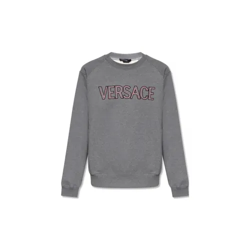 VERSACE Sweatshirts Men Gray