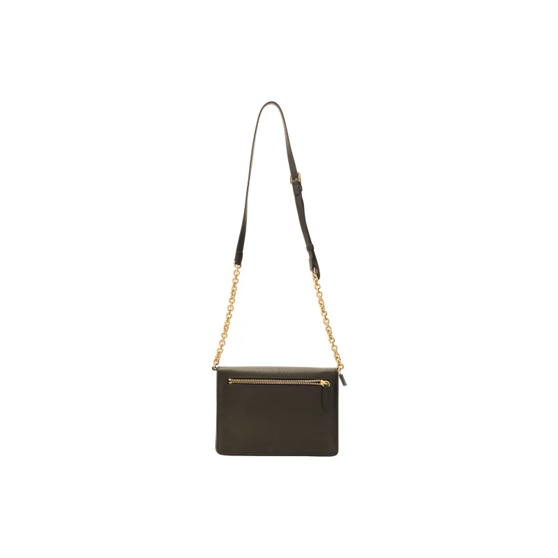 Burberry Cotton Linen Blend Crossbody Bag, Shoulder Bag Women's Black & Multicolor-5