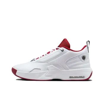 JORDAN Max Aura 6 White Black Gym Red
