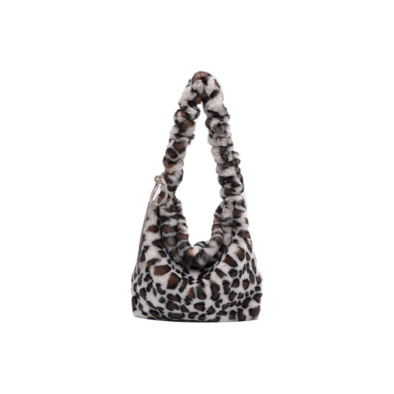 Yalu Velour Handbag, Shoulder Bag Regular Women's Multicolor-5