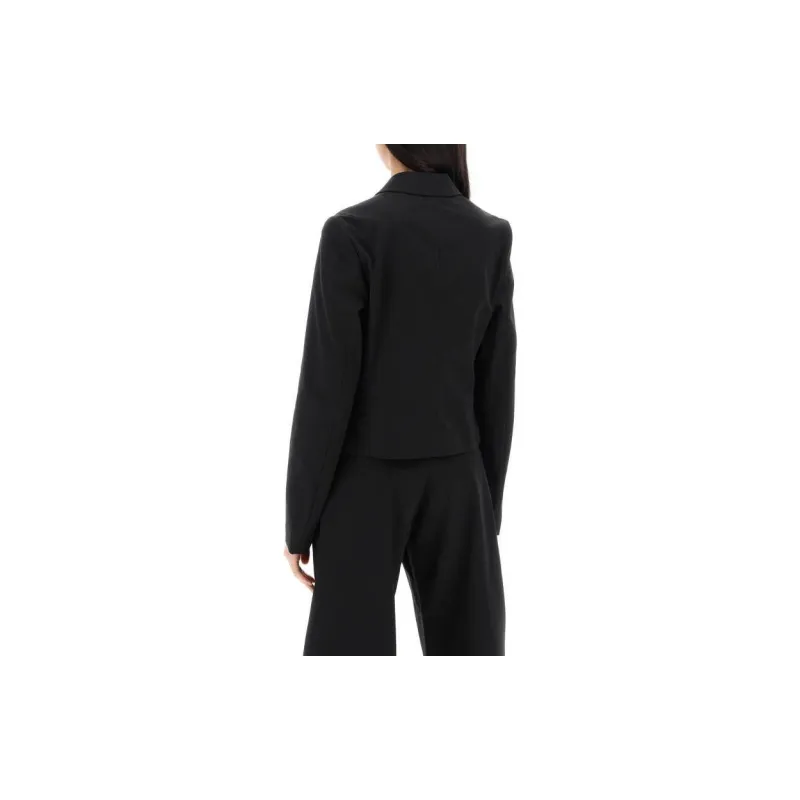 Lemaire Single Breasted Cropped Blazer-2