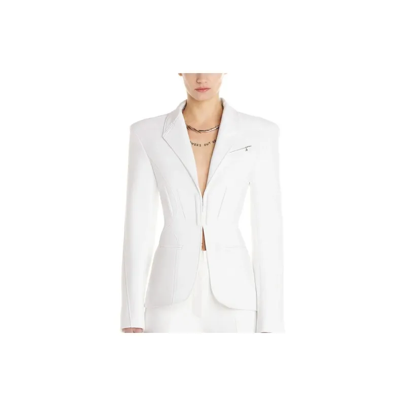Mugler Fitted Corset Blazer-2