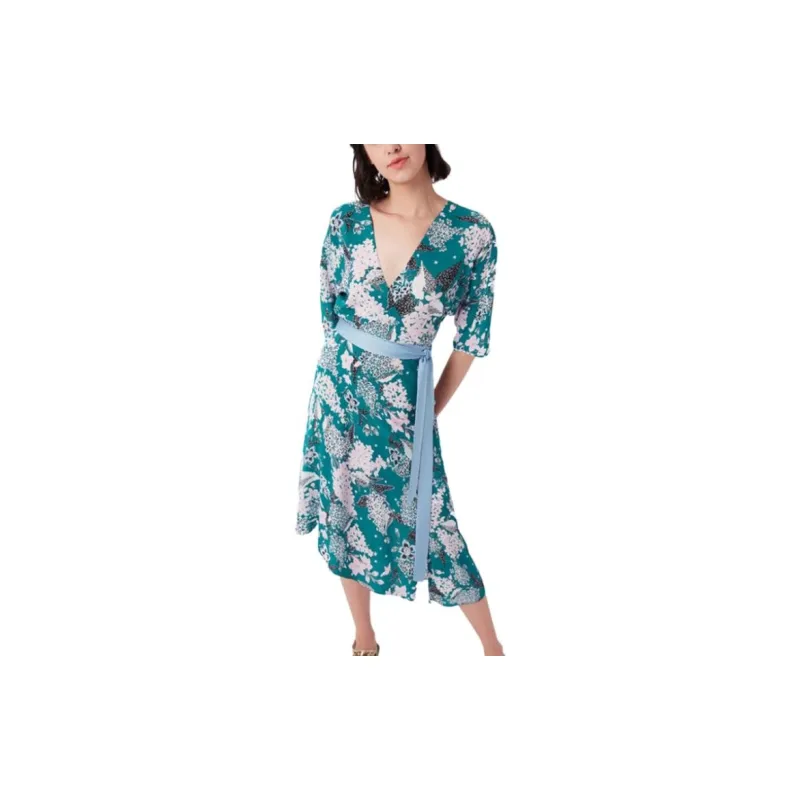 DVF Diane Von Furstenberg Short-Sleeved Dresses Women's Blue-3