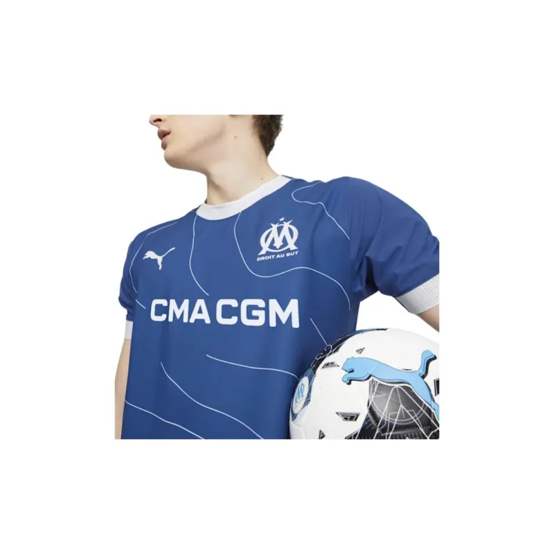 PUMA Olympique De Marseille Soccer Jerseys Men's Blue-3