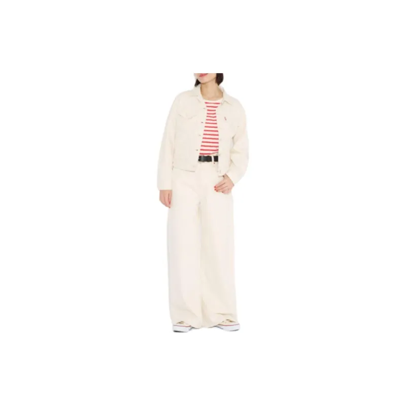 Levi's Denim Jacket Women's White-2