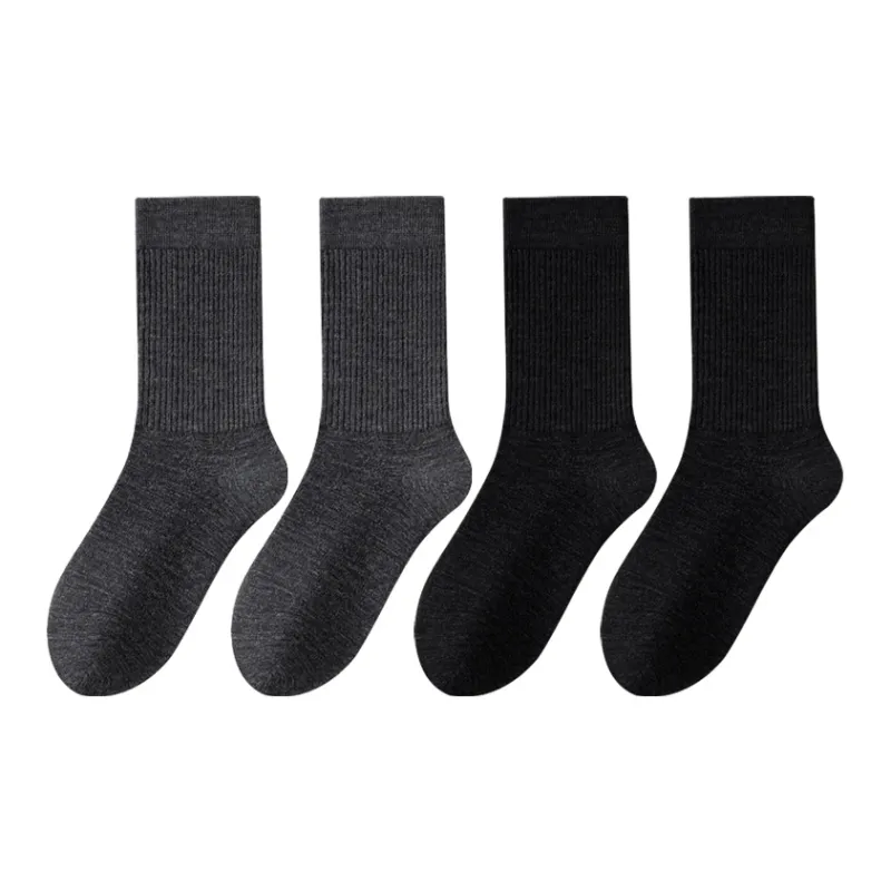 SHIWAJI Mid Calf Socks Men's 4 Pack-1