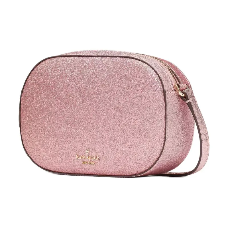 Kate Spade Glitter Fabric Shoulder Bag Crossbody Bag Women's Pink-1