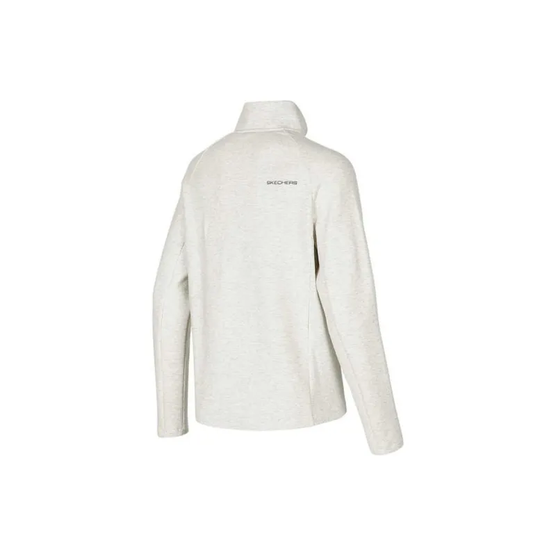 Skechers Comfortable Sports Collection Sports Lifestyle Jacket Women's Beige Apricot-1