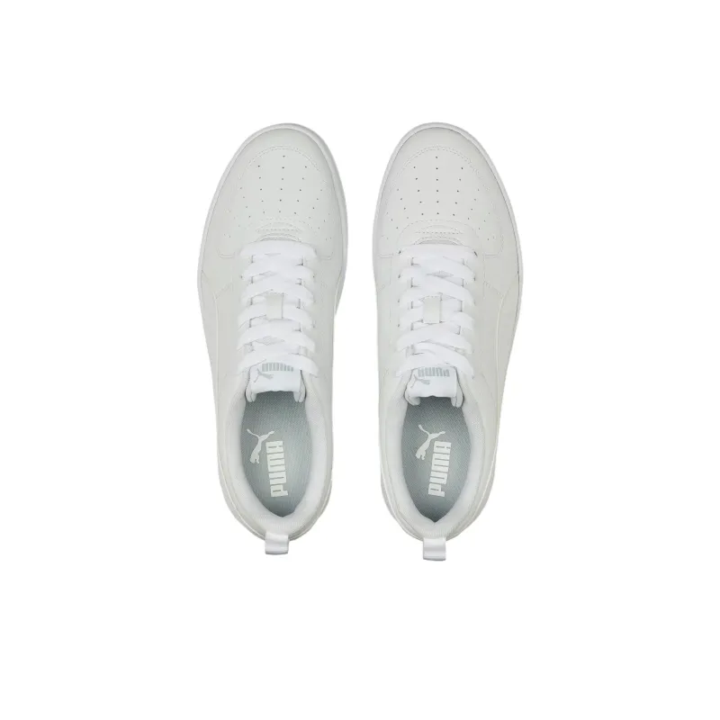PUMA Ricky Anti Slip Wear Resistant Low Top Skateboard Shoes Unisex White-3