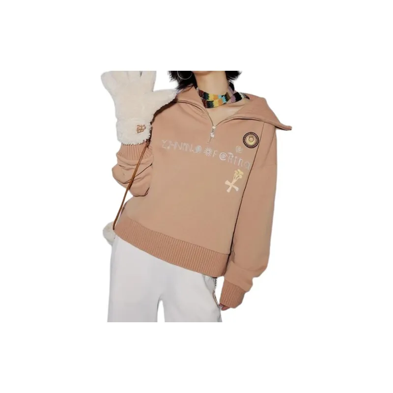 LiNing Sweatshirts Women's Chocolate Umber-3