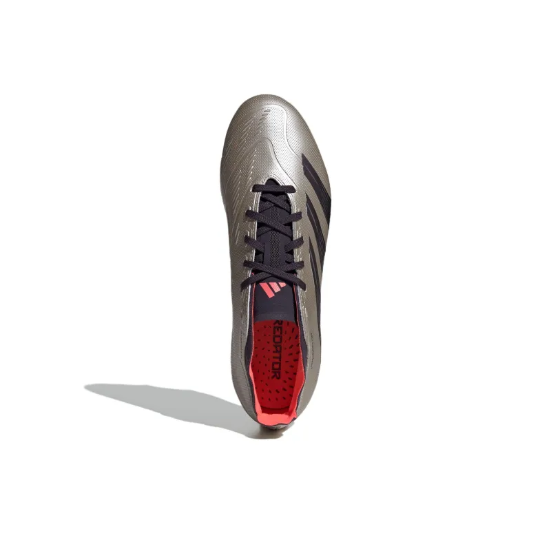 Adidas Predator League Fg Platinum Metallic Aurora Black Turbo-3