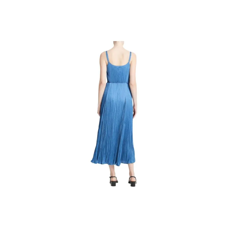 VINCE Slip Dresses Women's Blue-2