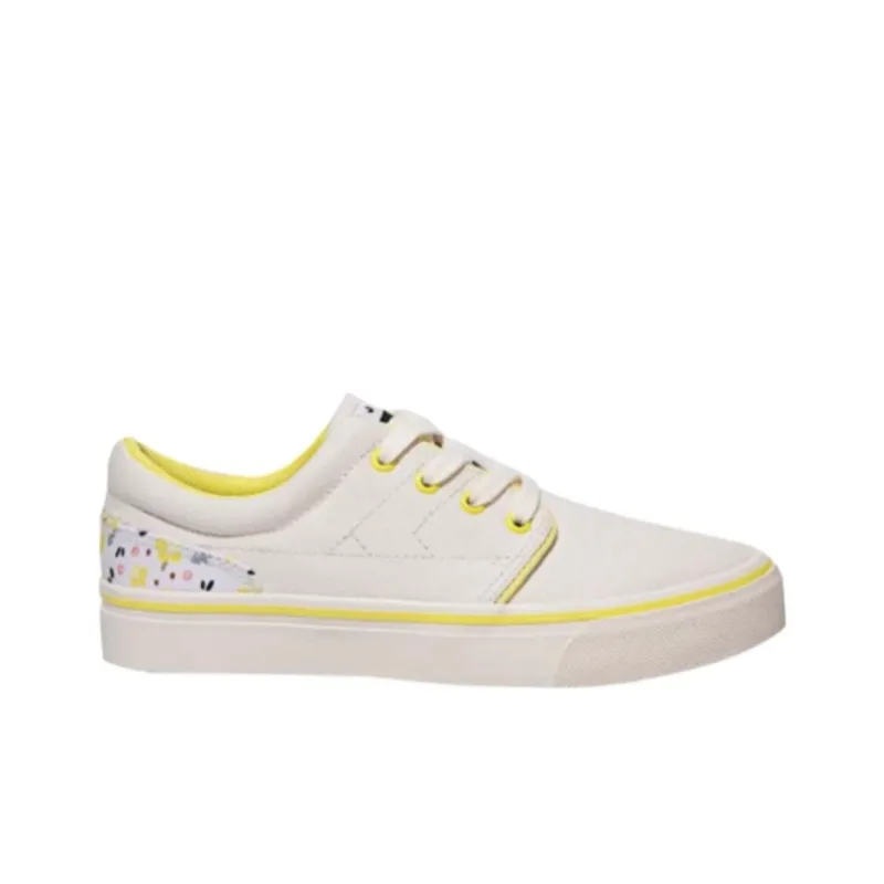 DECATHLON Anti Slip Wear Resistant Low Top Skateboard Shoes Unisex White-2