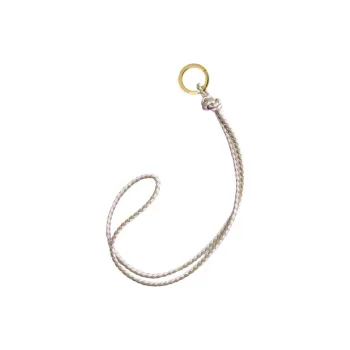 Bottega Veneta Lambskin Keychains Women's White