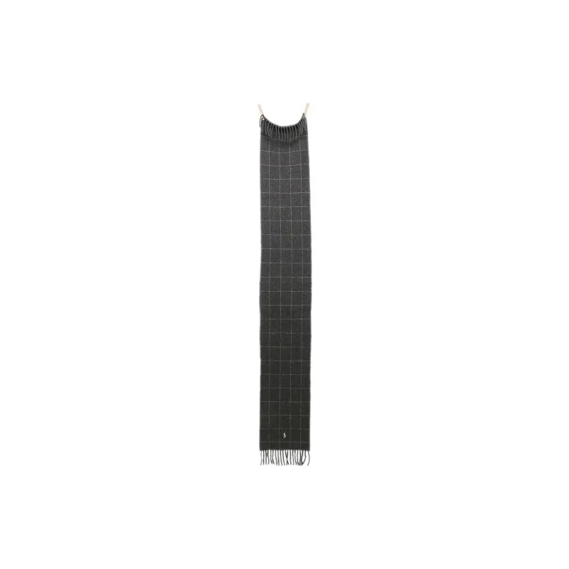 Polo Ralph Lauren Knit Scarves Unisex Dark Gray-2