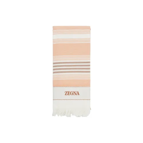 Zegna Logo-embroidered Cotton Beach Towel