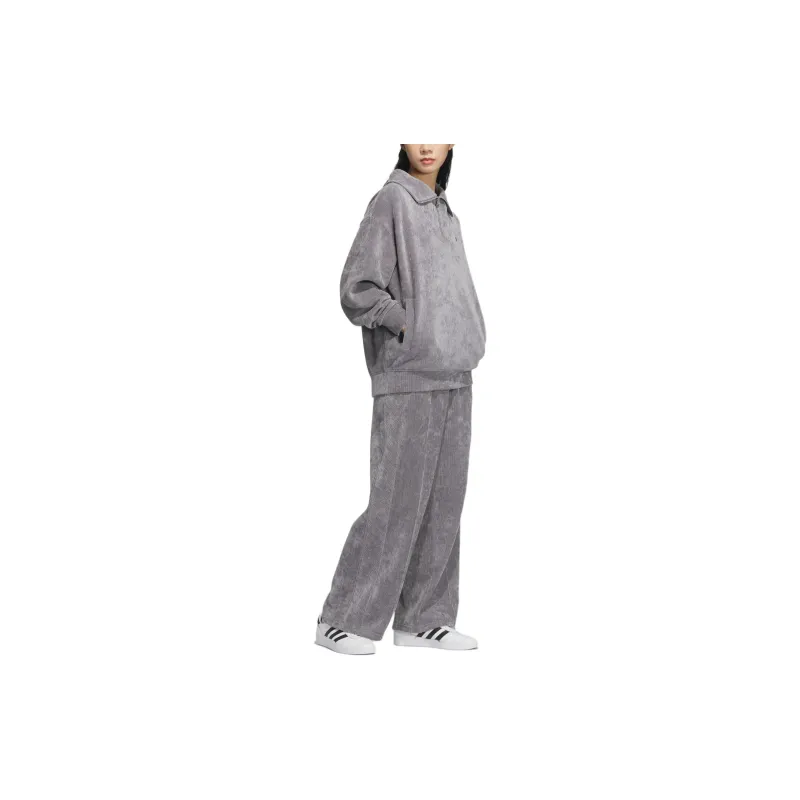 Adidas Originals COZY ZIP CREW Sweatshirt Women's Gray-1