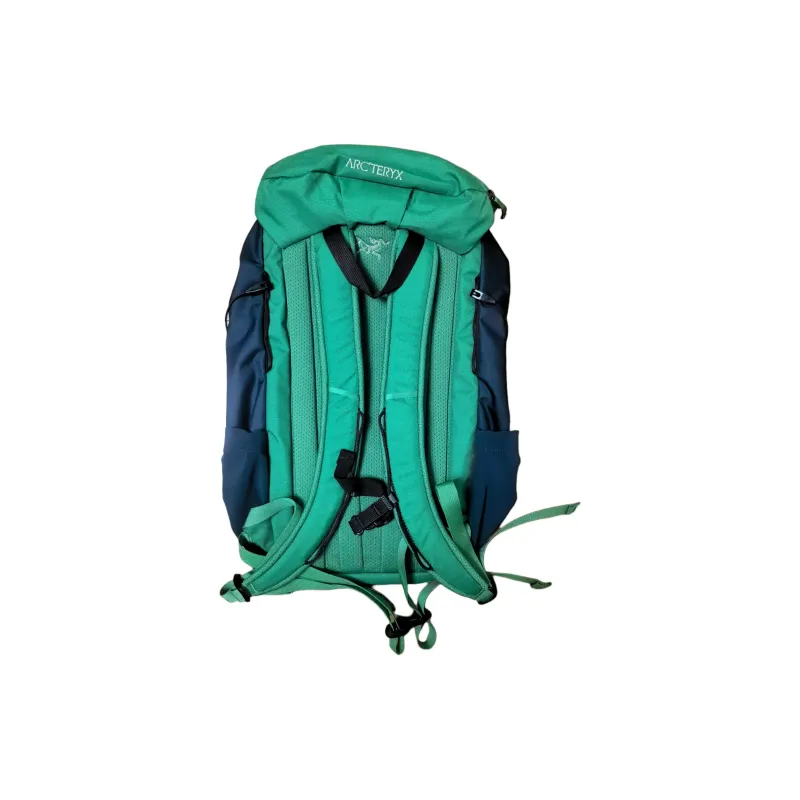 Arcteryx Polyester Outdoor Mountaineering Bag Backpack Regular Unisex Dark Green Serene Blue Multicolor-1