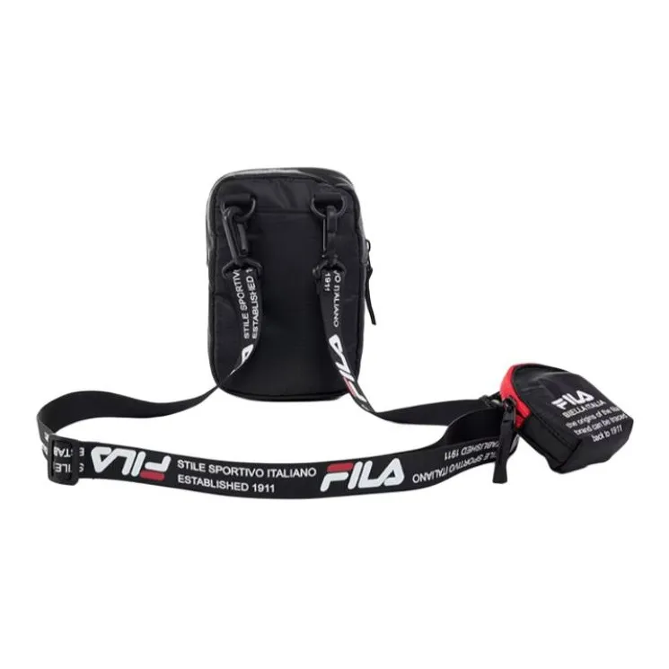 FILA Polyester Cell Phone Pouch, Shoulder Bag, Crossbody Bag Unisex Black-2