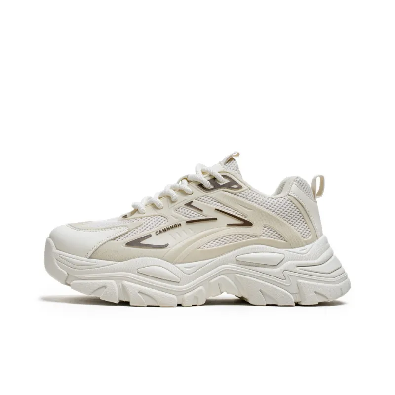 DM Individual Versatile Commute Trendy Wear-Resistant Height Increasing Low-Top Chunky Sneakers Men's Box Included-4