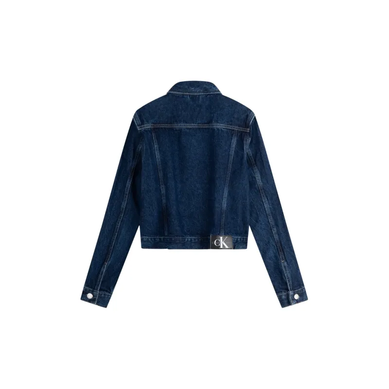 CALVIN KLEIN Denim Jacket Women's Denim Blue-1