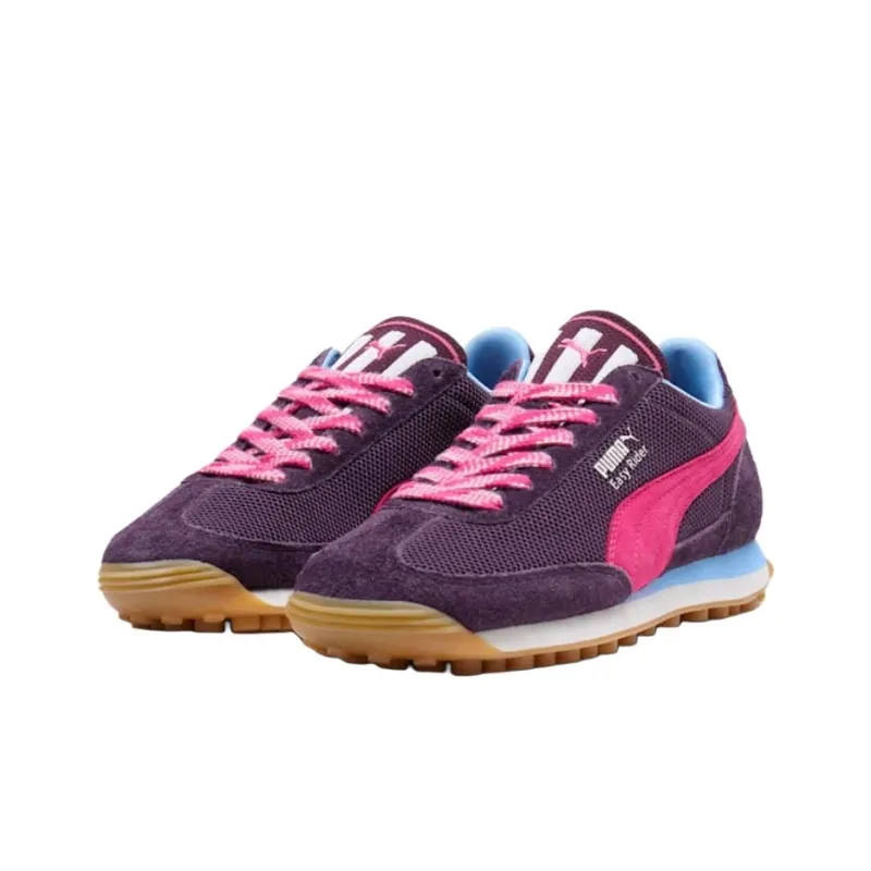 PUMA Easy Rider Anti Slip Wear Resistant Low Top Casual Shoes Women's Purple Pink-2