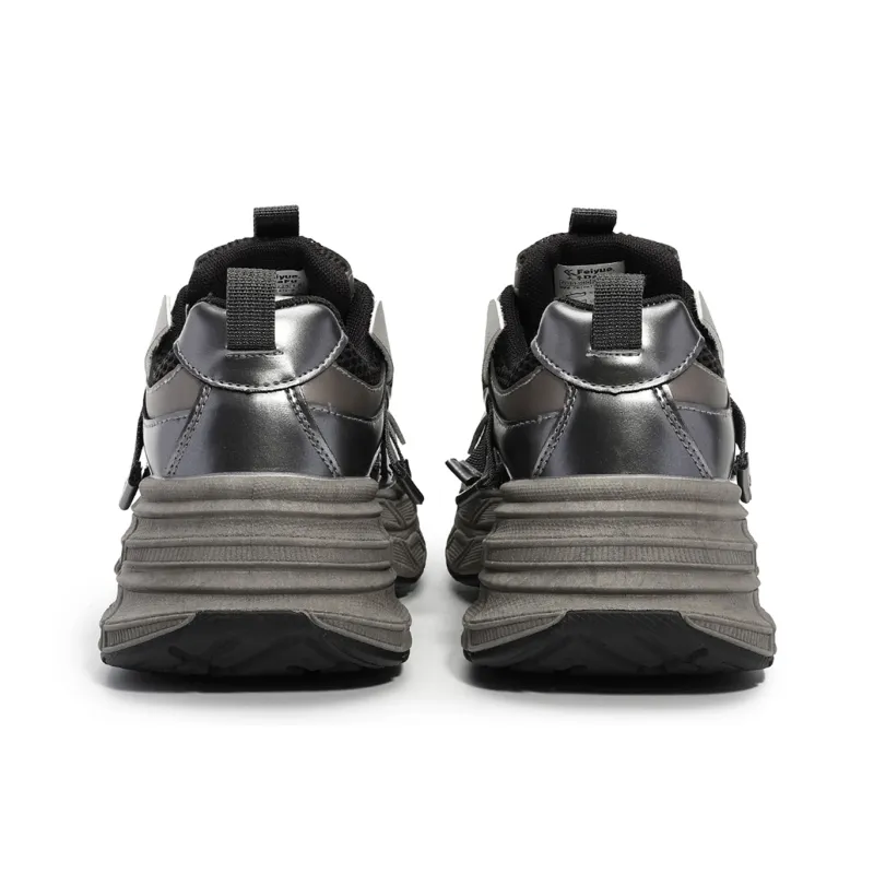 Feiyue Anti-Slip Wear-Resistant Low-Top Chunky Sneakers Women's-4