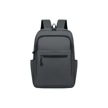 MingLu Oxford Backpack Regular Unisex Gray/Black