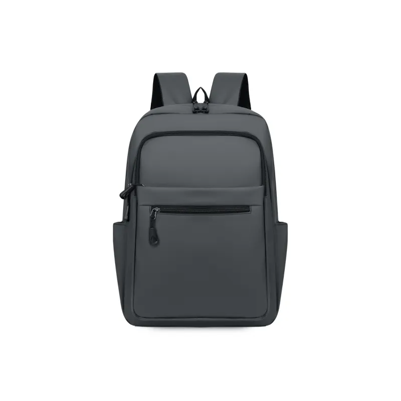 MingLu Oxford Backpack Regular Unisex Gray/Black-0