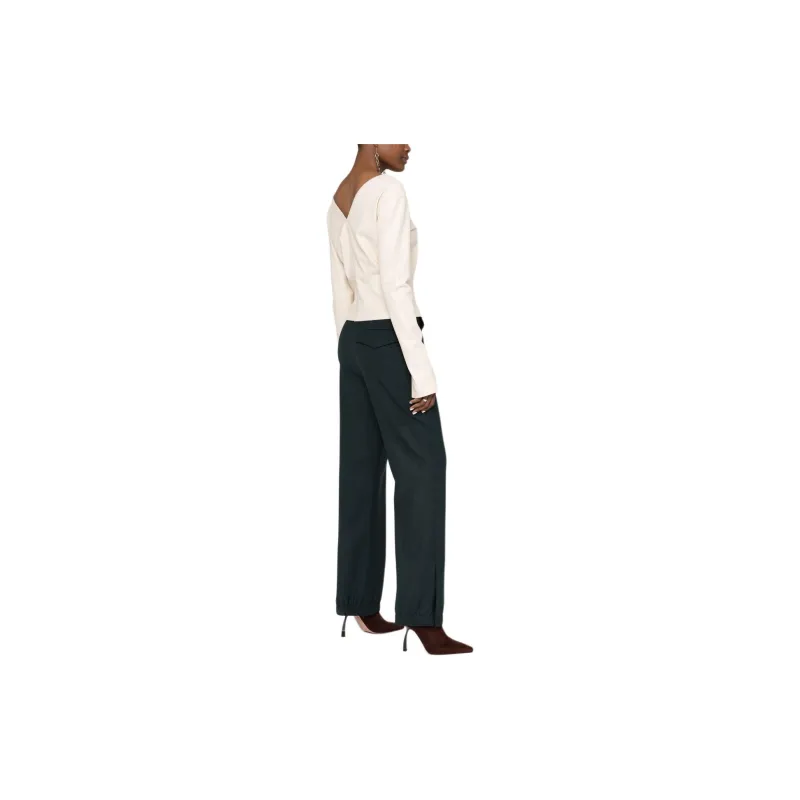NANUSHKA Gathered Waist Trousers-4