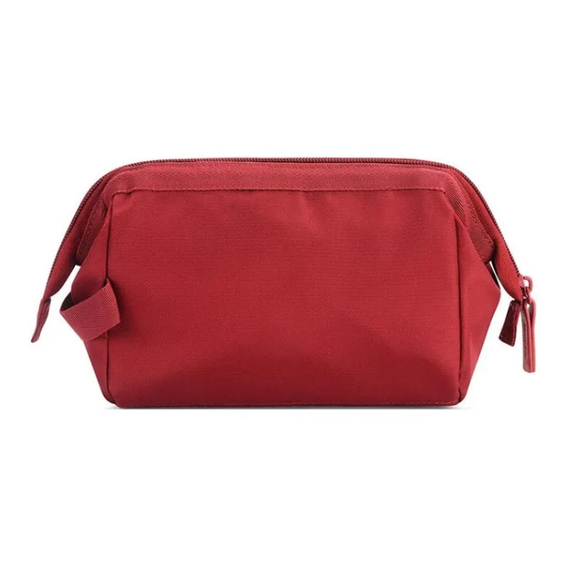 SAMSONITE Fabric Makeup Bag Storage Bag Women's Red-4