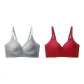 Heather Gray+Ancora Red