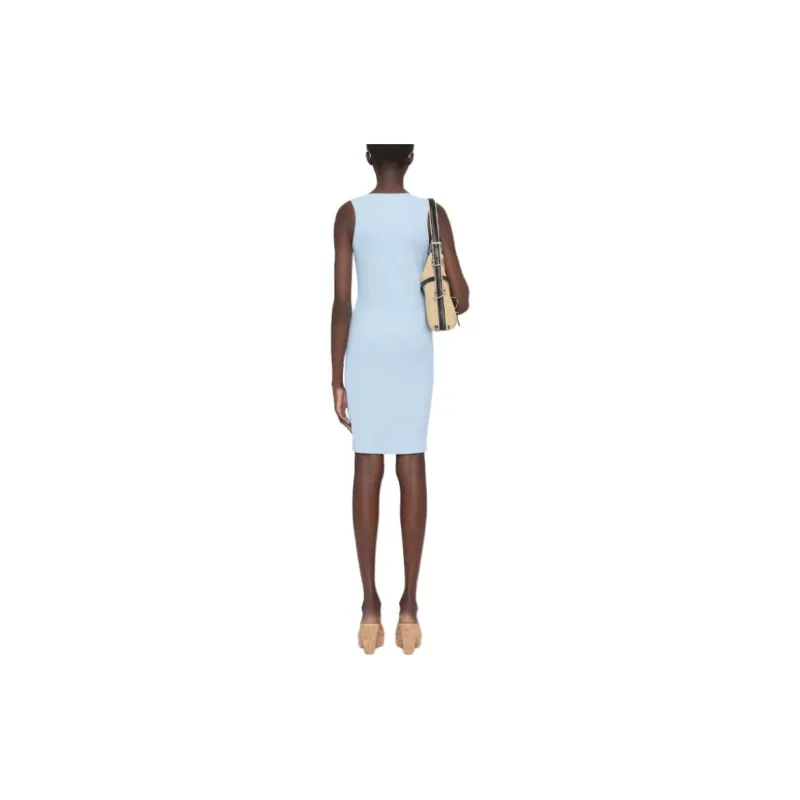 Givenchy 4G Plaque Ribbed Knit Tank Dress-2