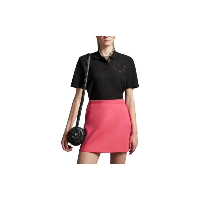 Moncler Polo Shirts Women's Black-1
