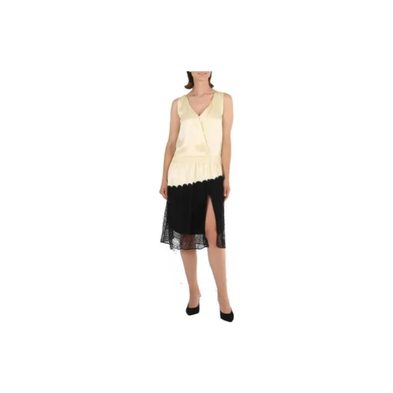 Burberry Sleeveless Dresses Women's Yellow-1