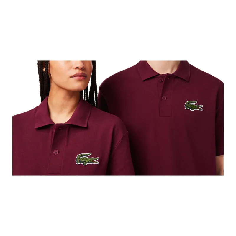 LACOSTE Logo Embroidered Short Sleeved Polo Shirt-4