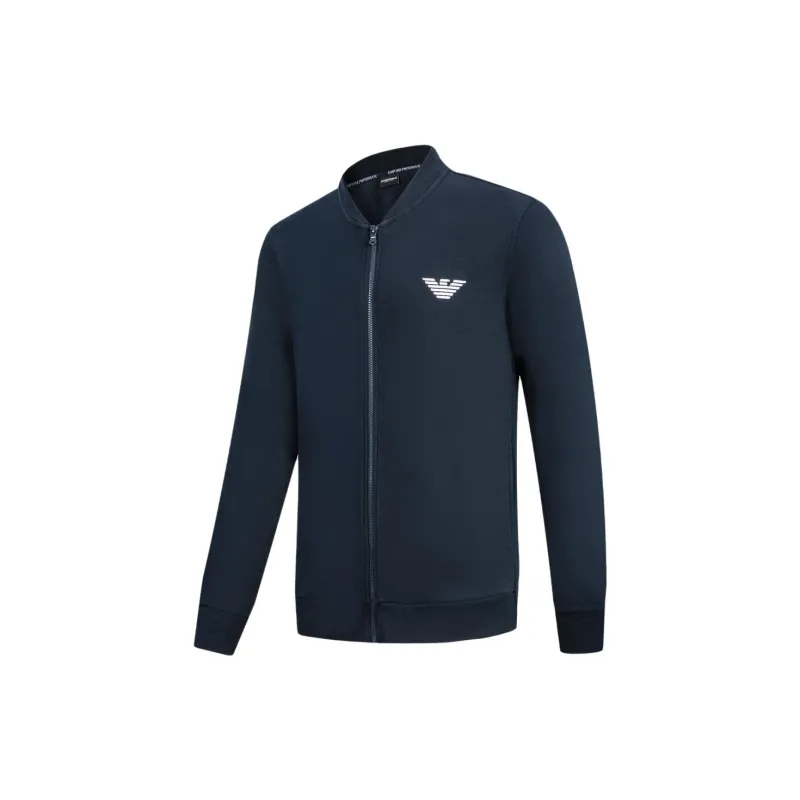 EMPORIO ARMANI Logo embroidered Track Jacket-2